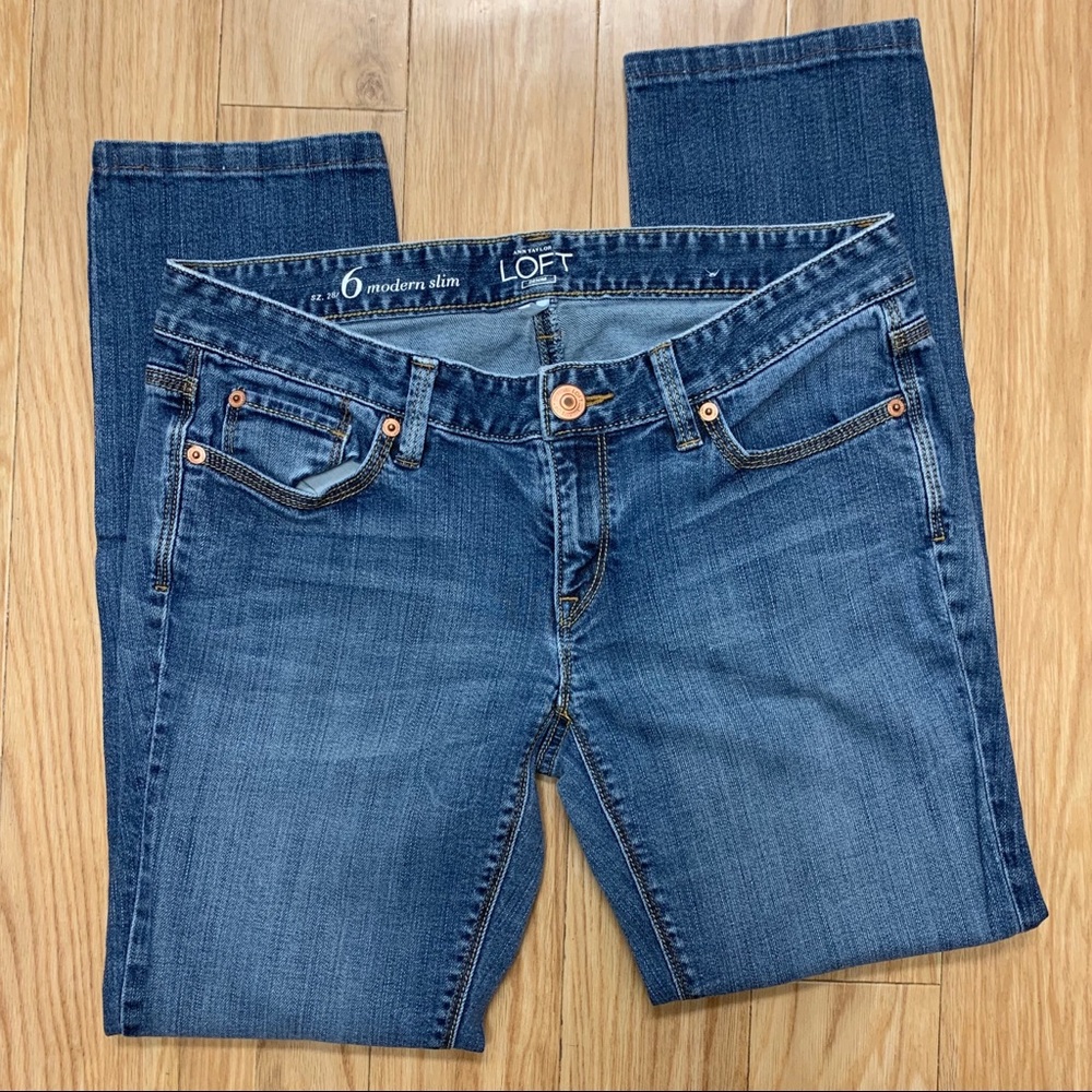 Ann Taylor LOFT Modern skinny jeans